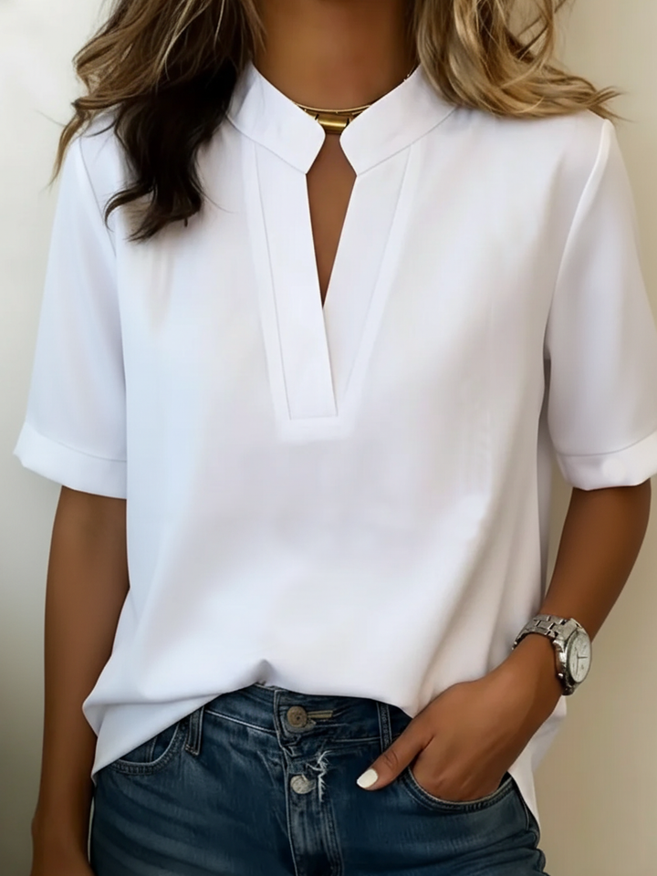 Claire™ | Gold Accent Blouse